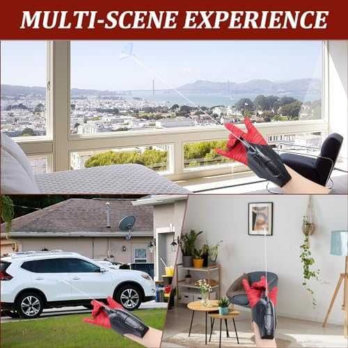 Нов Супергеройски Лансер Изстрелваща Мрежа за Косплей и Игри Деца