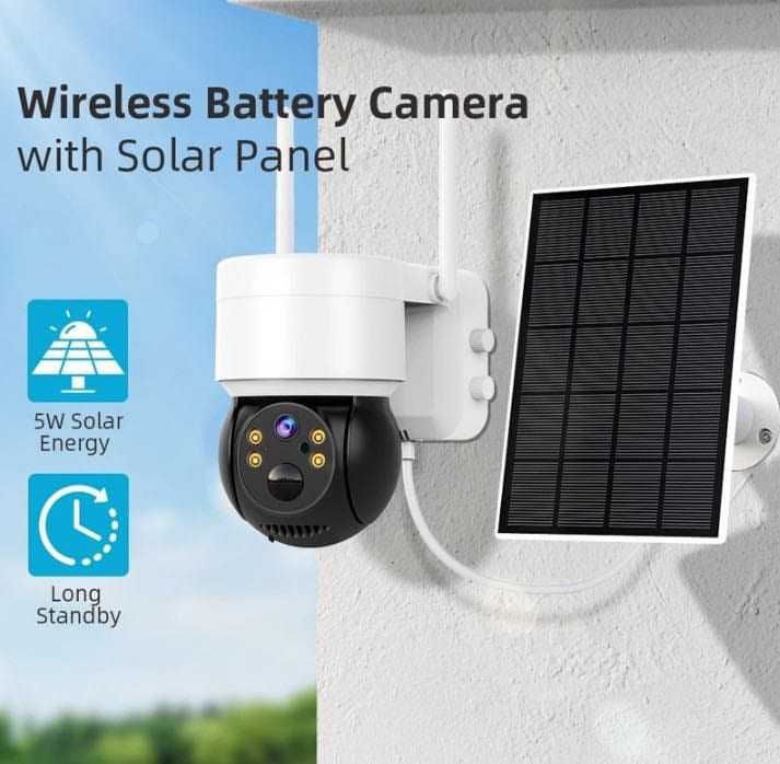 Соларна WiFi smart камера, FULL HD 12MP - iCSee