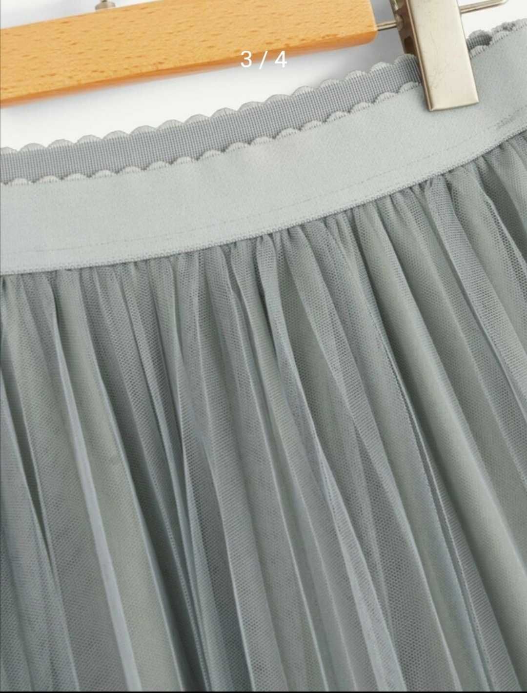 Fusta tulle gri shein