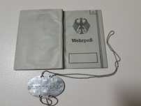 Wehrpass - livret militar german + discul de identificare