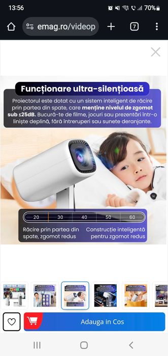Videoproiector portabil sigilat