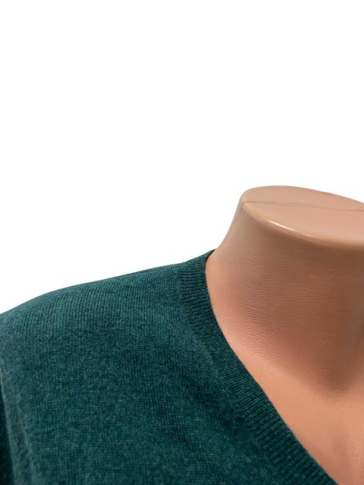 UNIQLO размер XS / S дамски кашмирен пуловер 100% КАШМИР зелен