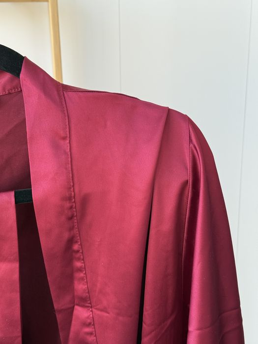 Пижама с дълъг ръкав H&M и домашен сатенен халат