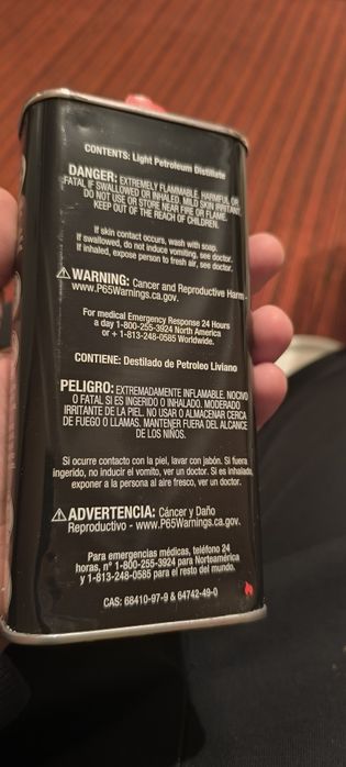 Топливо бензин для зажигалки Zippo. Оригинал из сша. Большая канистра