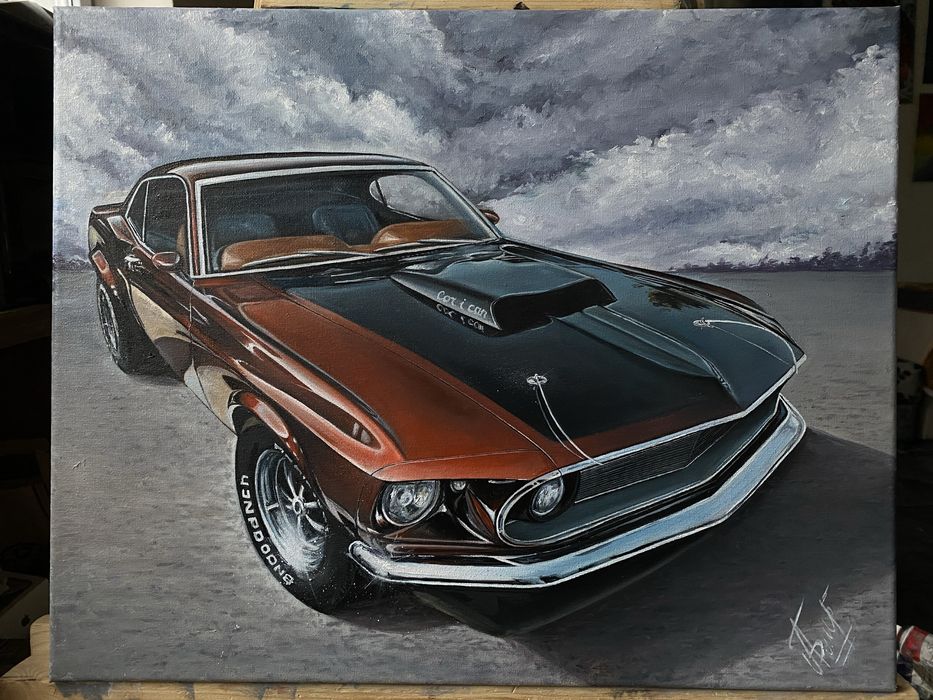 Портрет картина ручная работа на заказ по фотографии