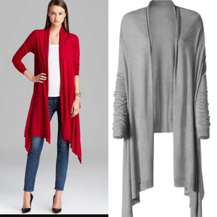 Cardigan pulover sal mov mix bumbac DKNY