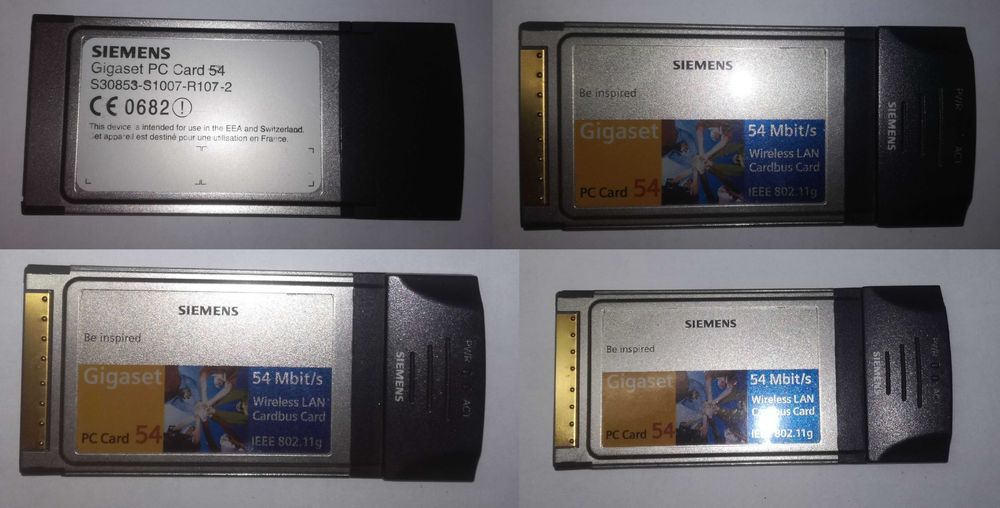 Pcmcia card Siemens Wi-Fi 54Mbit за лаптопи