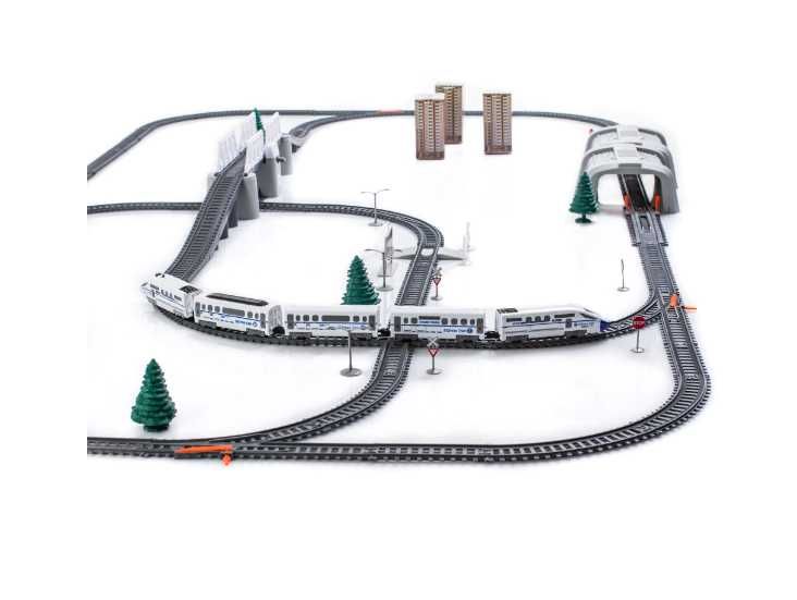 Circuit Trenulet Electric "LikeSmart Train XXL", 86 Piese