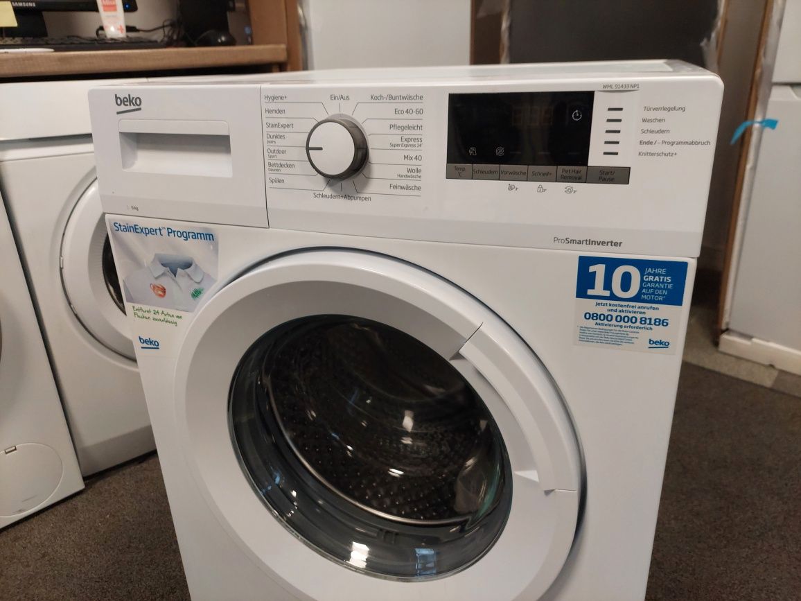 A+++ Инверторна пералня BEKO WML91433NP1 , 9 KG ,1400 Об/МИН ,