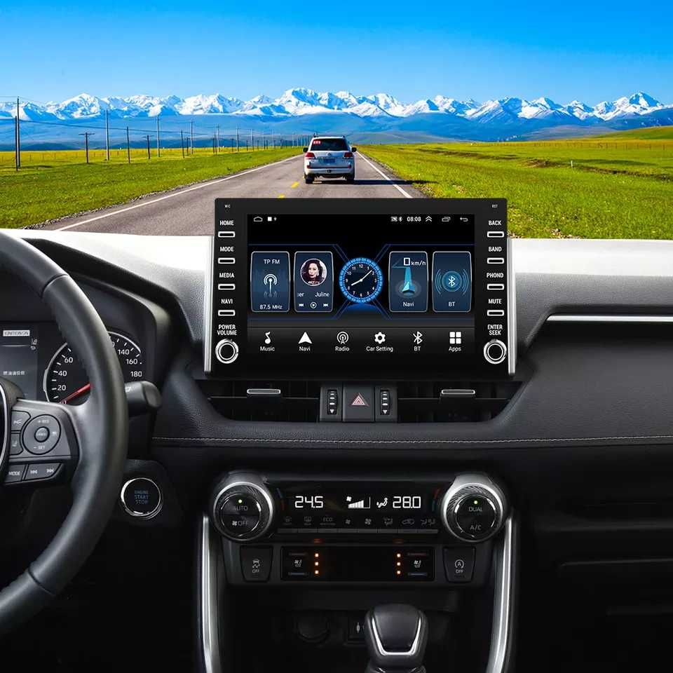 Мултимедия за Toyota Навигация двоeн дин 8" Android YARIS Hilux Corola