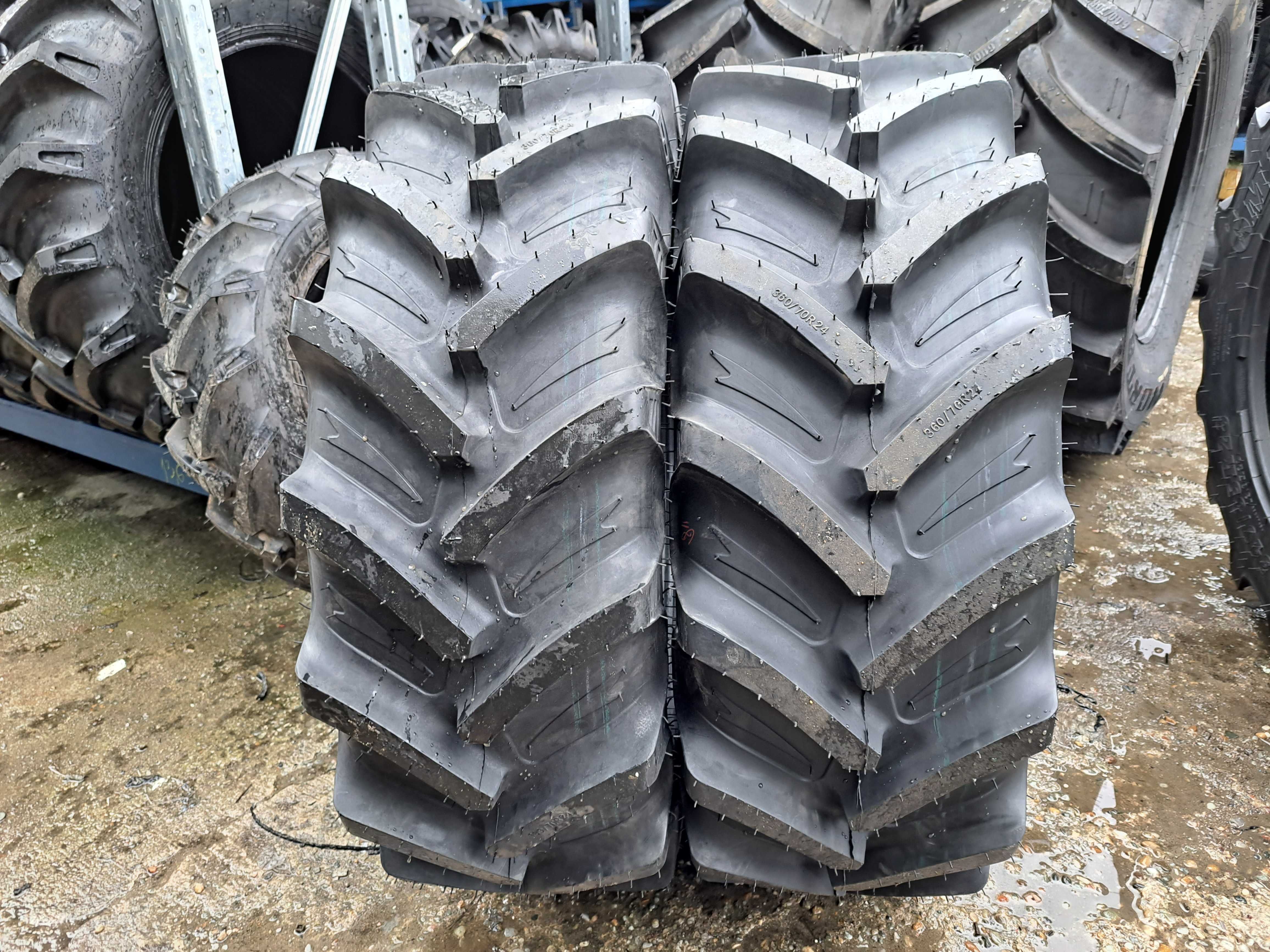 Anvelope marca MRL 360/70R24 cauciucuri radiale noi TRACTOR FIAT