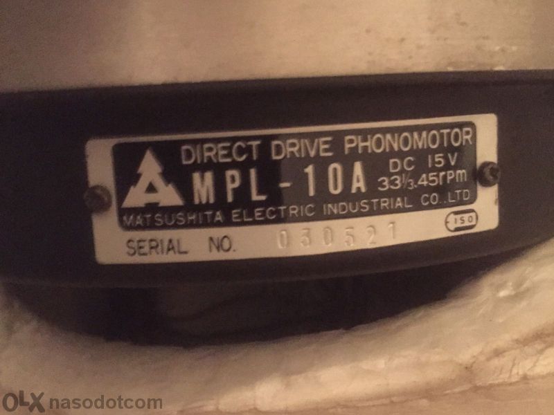 Продавам мотор за hi-fi грамофон direct drive- Matsushita MPL-10A