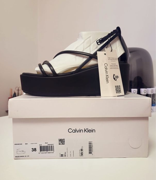 Sandale piele CK dama marimea 38