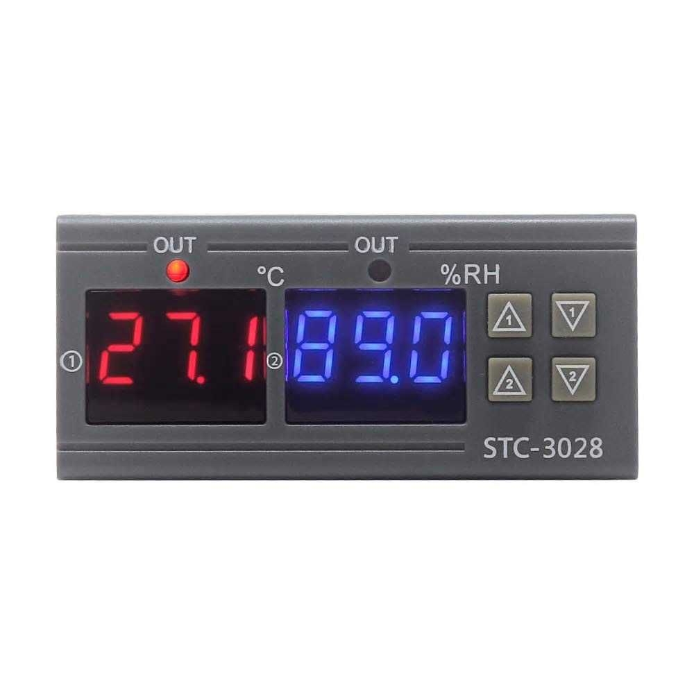 Termostat temperatura si umiditate STC-3028