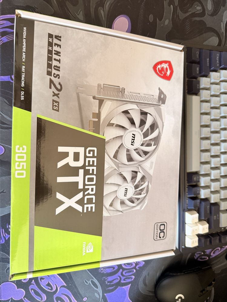 MSI GeForce RTX 3050 ventus 2X XS WHITE 8G OC