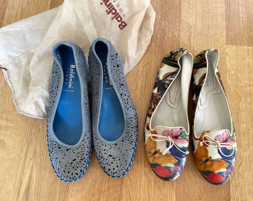 Продаю женские кожаные туфли и балетки Baldinini (Италия)