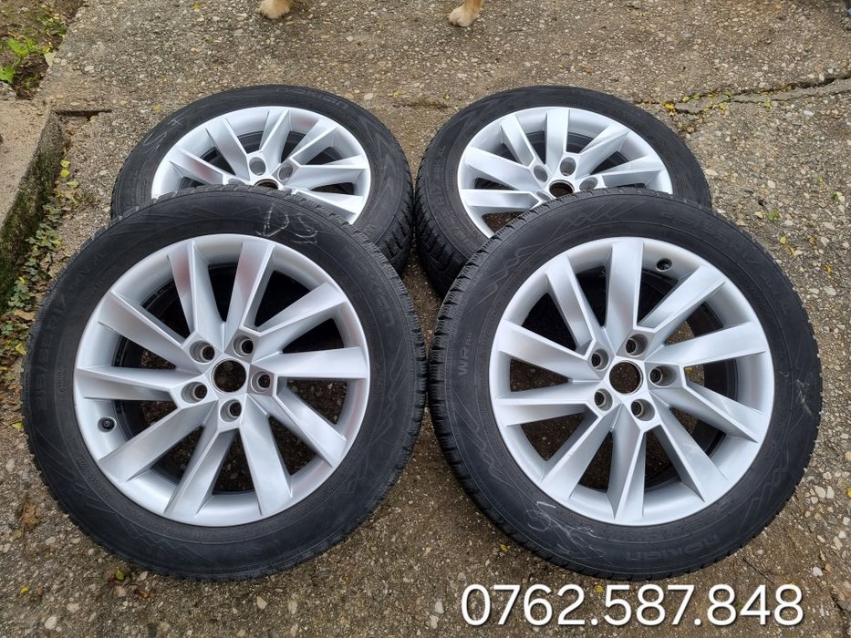 Jante iarna 215 55 17 Superb 3, Passat B8, Octavia, Karoq, Kodiaq