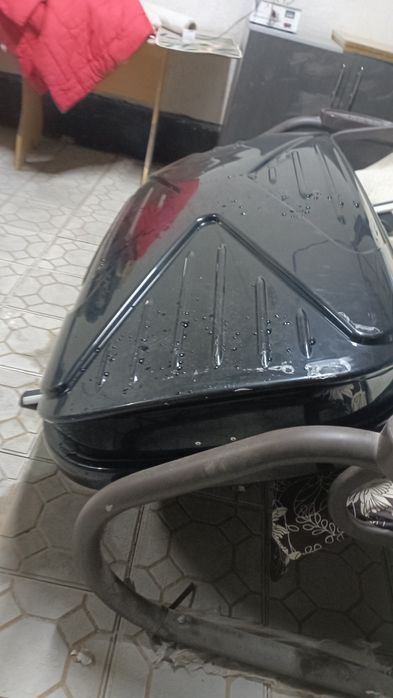 Автобокс рейлингом вместе сборе