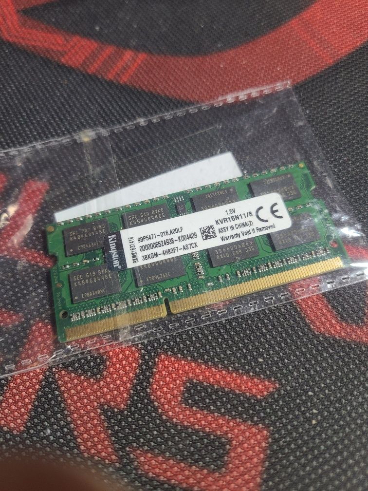 Noutbuk uchun YANGI DDR3 8gb