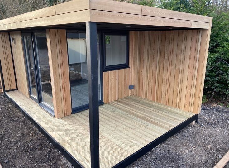 Container modular tip terasa pentru gradina