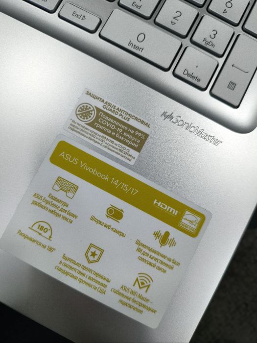 Ноутбук Noutbuk Asus vivobook 17 Core i7 Новый Bepul yetkazish bilan