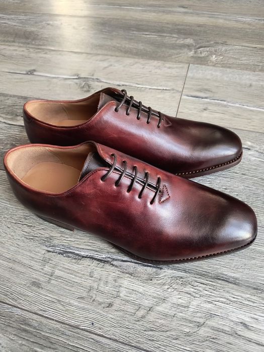 Pantofi din piele naturala mărimea 42 culoare maro