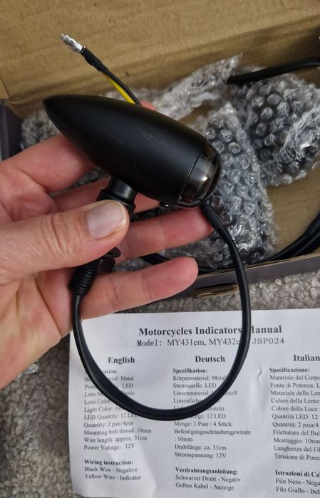 NOI ! LED-uri de semnalizare pentru motocicletă  !