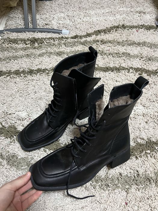 кожа обувь зимняя