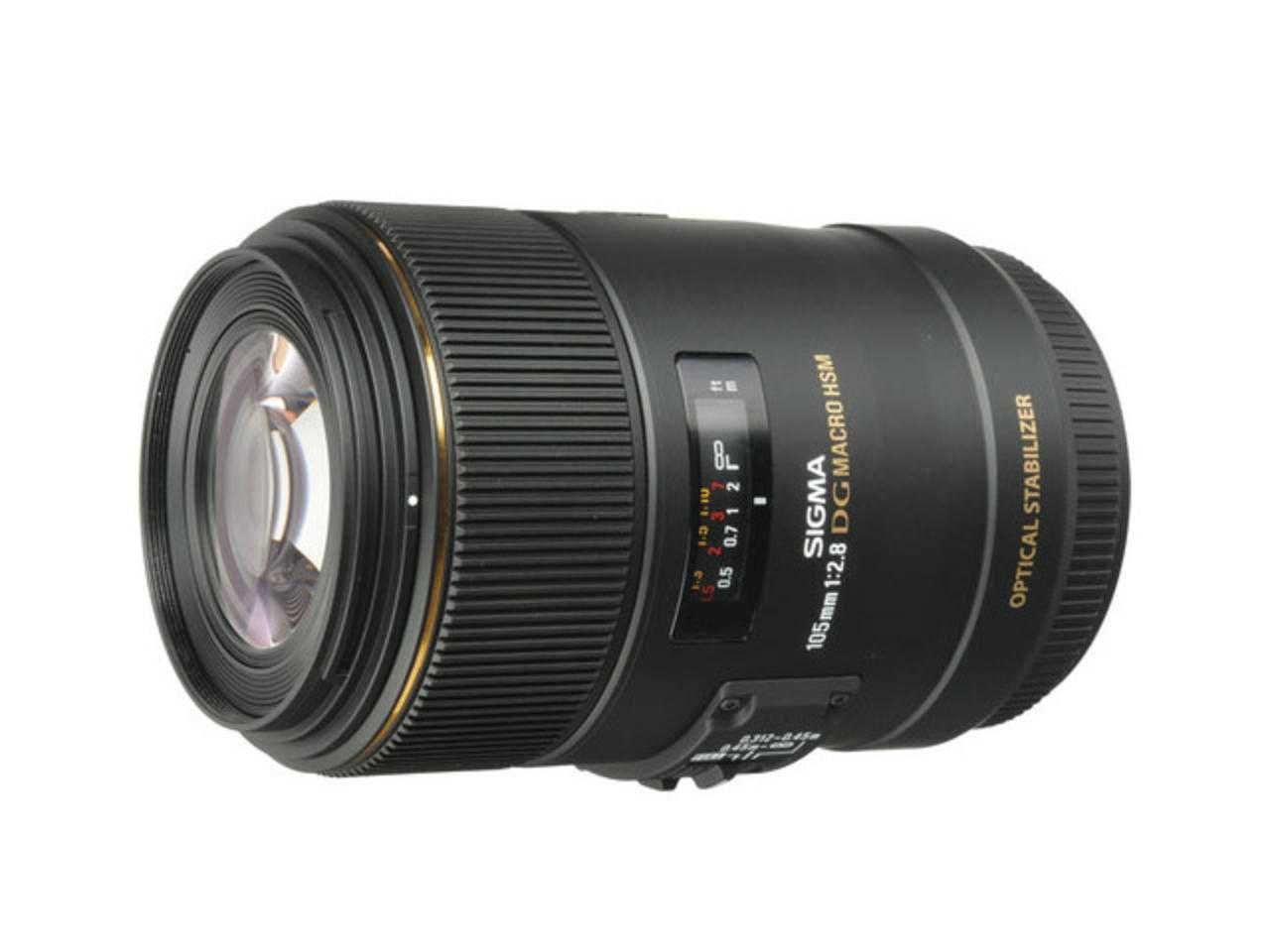 Обектив за фотоапарат Lens Sigma 105mm f / 2.8 EX DG OS HSM Macro