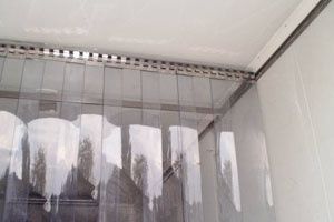 Ленточные шторы ПВХ морозостойкие, завеса