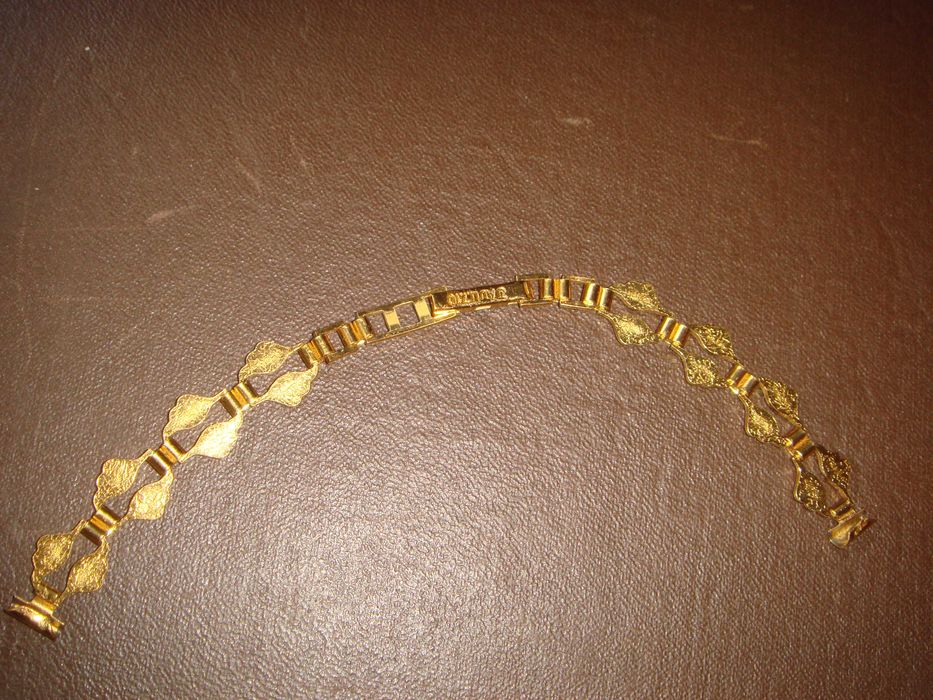 Браслет для часов женских Настоящая позолота СССР с ценой в рублях