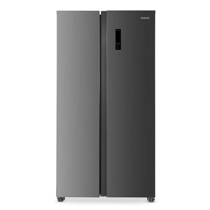 Нов side by side хладилник с фризер Muhler NF450SBSIE,