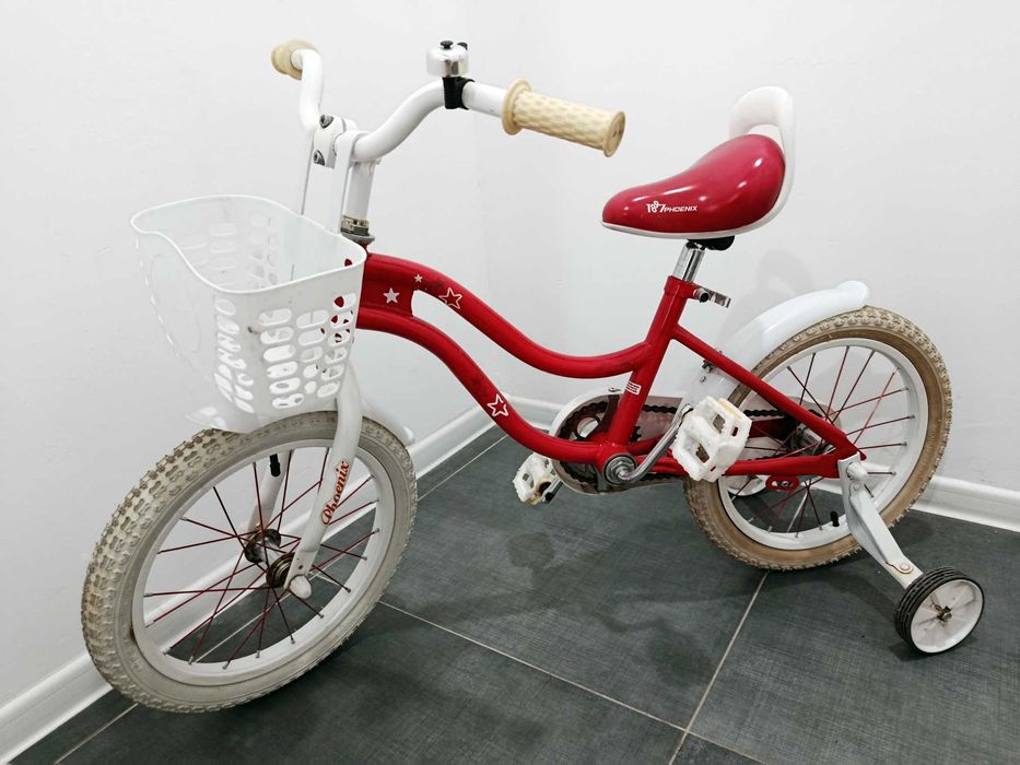 Велосипед детский 10.5 дюймов красный Phoenix Nova