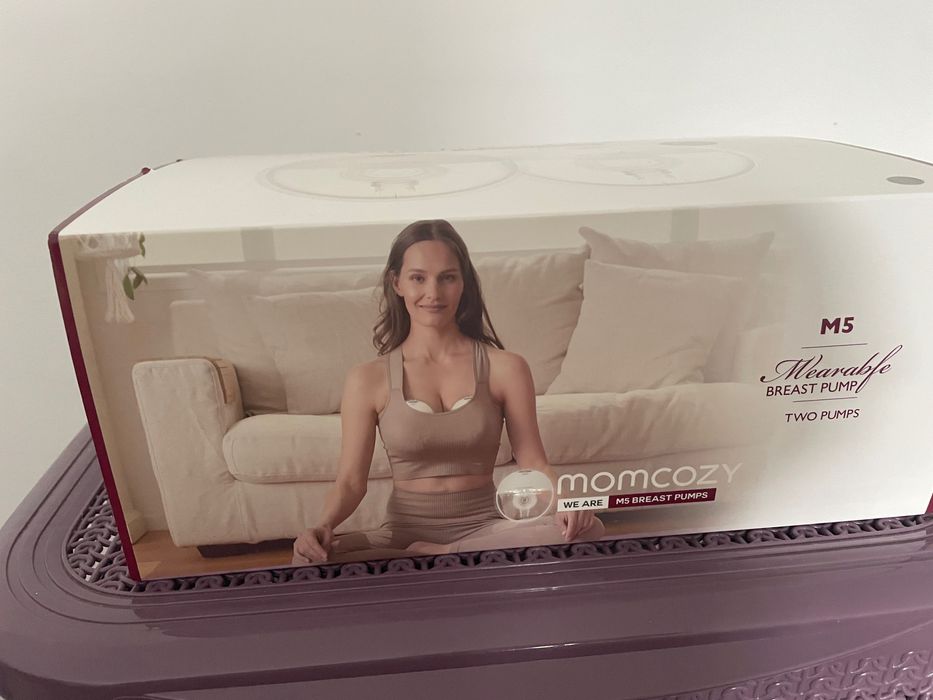 Hands free Електрическа двойна помпа за кърма Momcozy