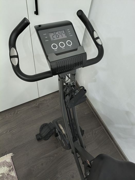 HOMCOM Bicicletă fitness pliabilă 8 niveluri
