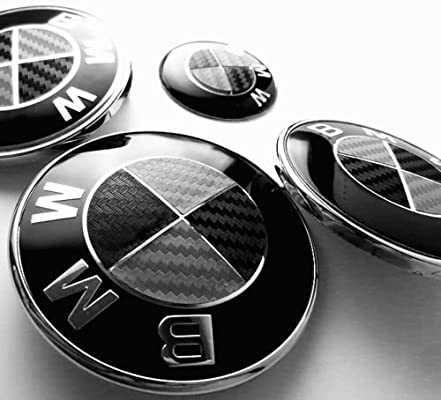 Emblema Volan Logo BMW Capota Portbagaj CARBON E30 E36 E39 E60 E61 E87