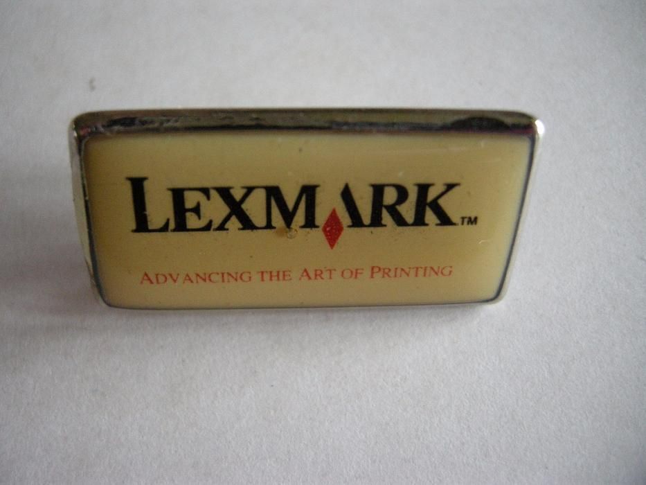 Значка юбилейна IBM и значка Lexmark