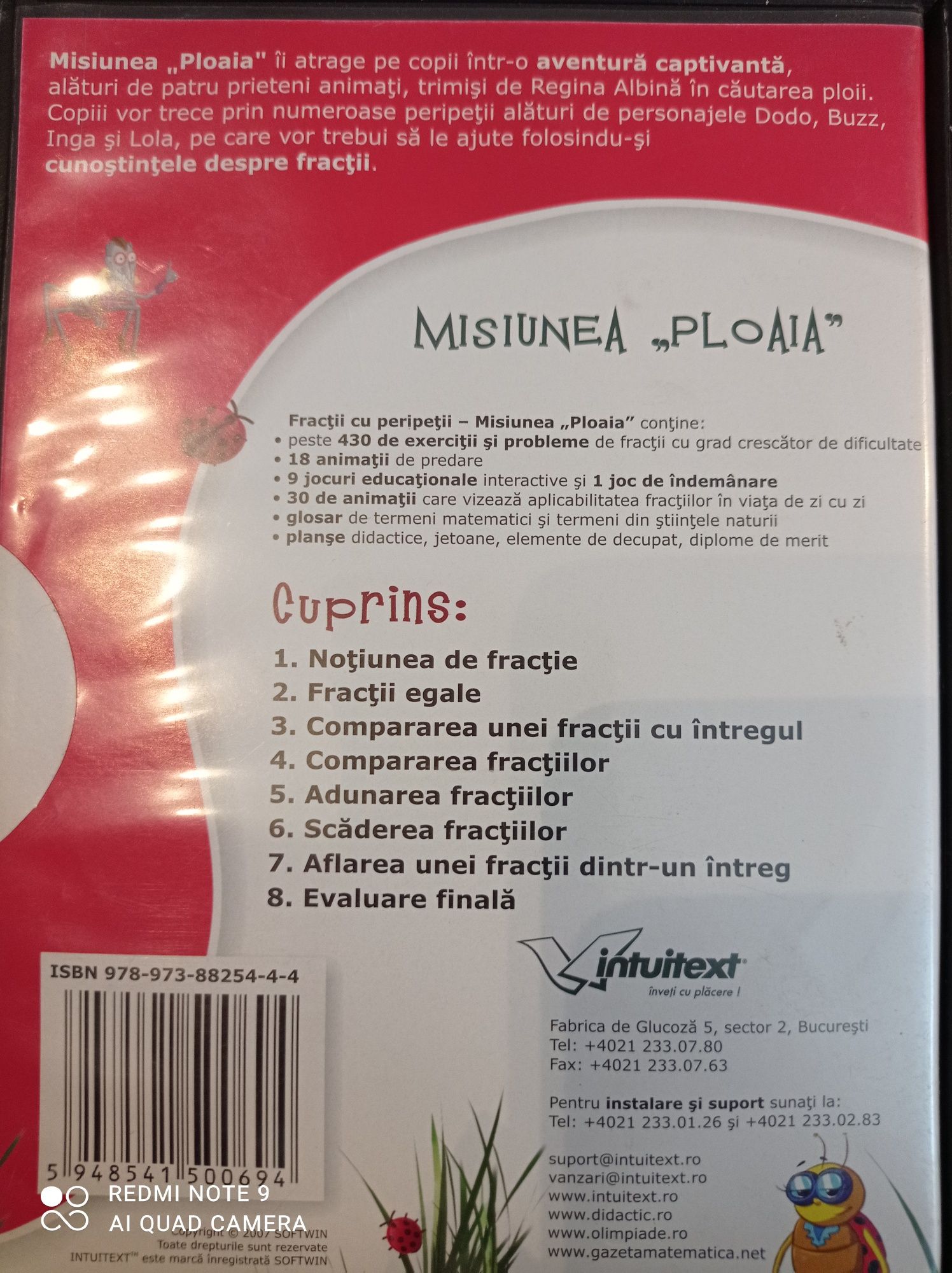 Set 2 CD educative- matematică, clasele a III-a și a IV-a, Intuitext