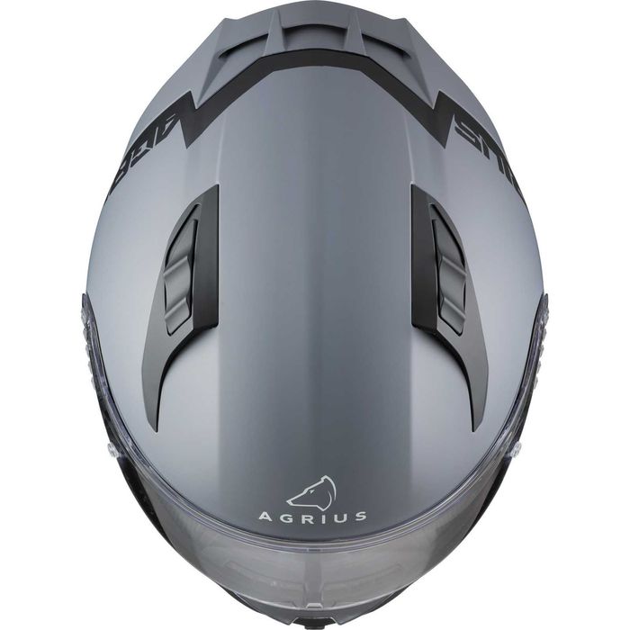 Casca moto integrala full face Agrius Storm Calibration Gri ochelari
