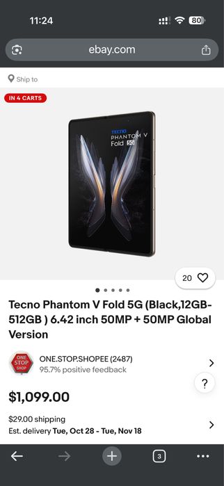 Tecno Phantom V Fold