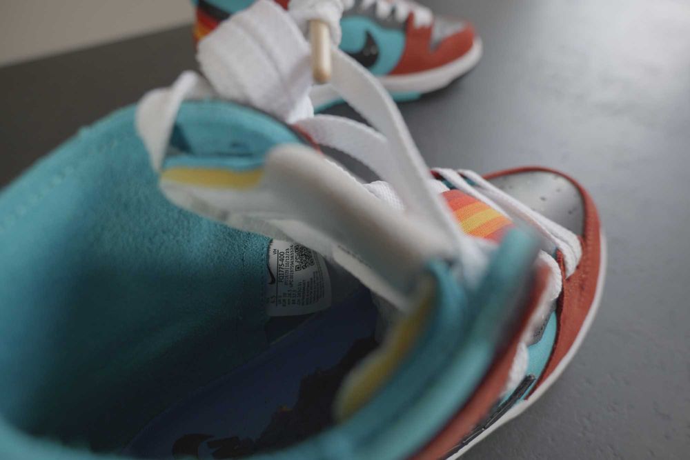 Нови! Nike SB Dunk High Di'orr Greenwood Navajo Arts - 37,5 номер