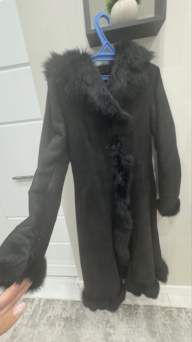 Дублёнка женская длинная