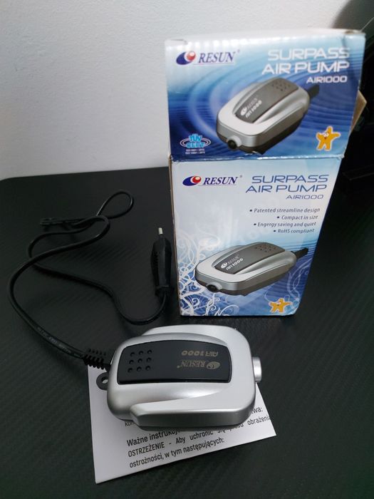 Pompa aer acvariu Resun 60l/h silentioasa.