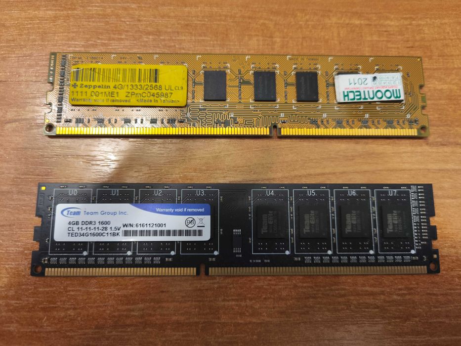 ОЗУ оперативная память 4Gb DDR3 1333/1600