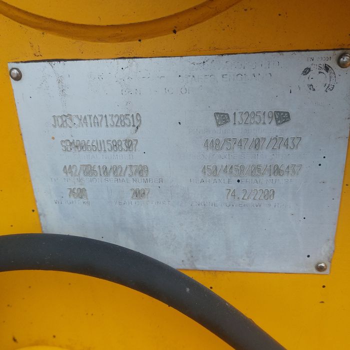 Buldoexcavator JCB 3CX/4CX, MAN basculabil