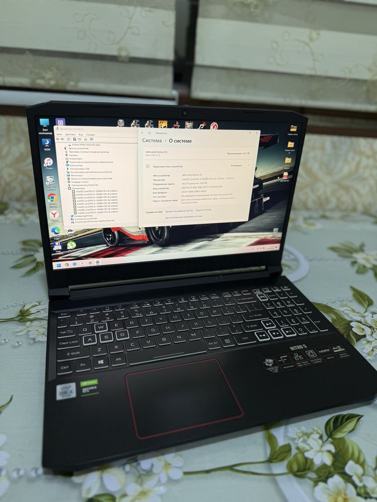 Acer nitro 5  - win 11 pro kuchli noutbuk