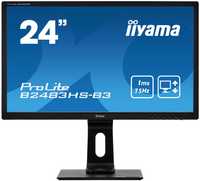 Monitor LED Iiyama ProLite 24", Full HD, HDMI, Boxe, Negru, B2483HS-B1
