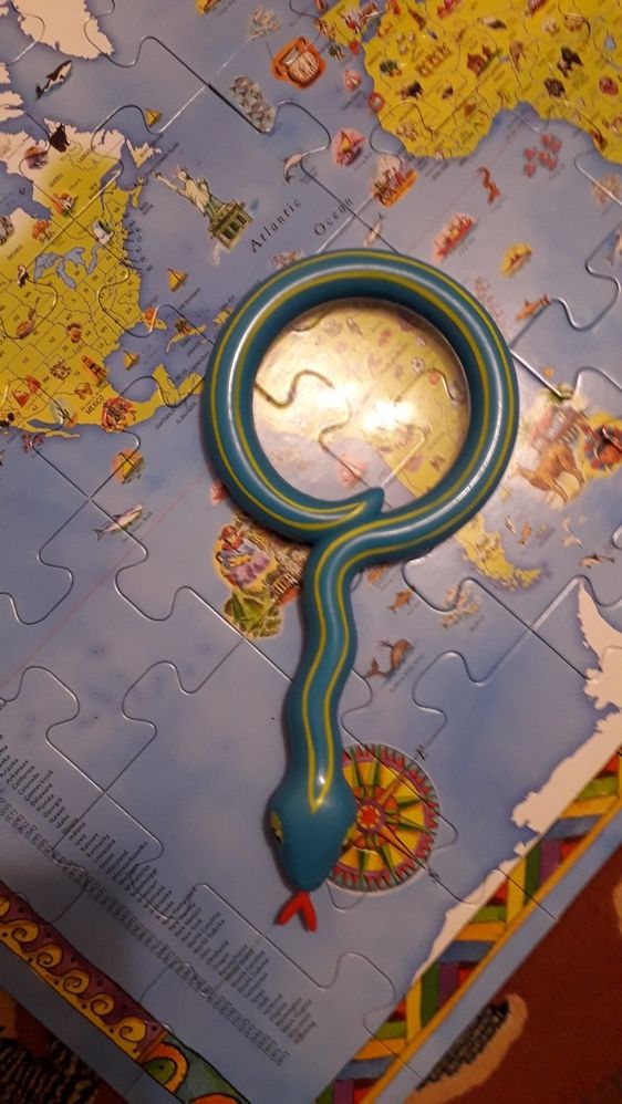 Harta Lumii - Puzzle mare 52x83cm, 60 piese mari