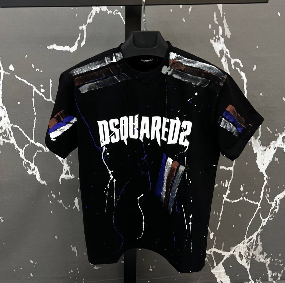Тениски Dsquared2 Нови Черен/Бял цвят