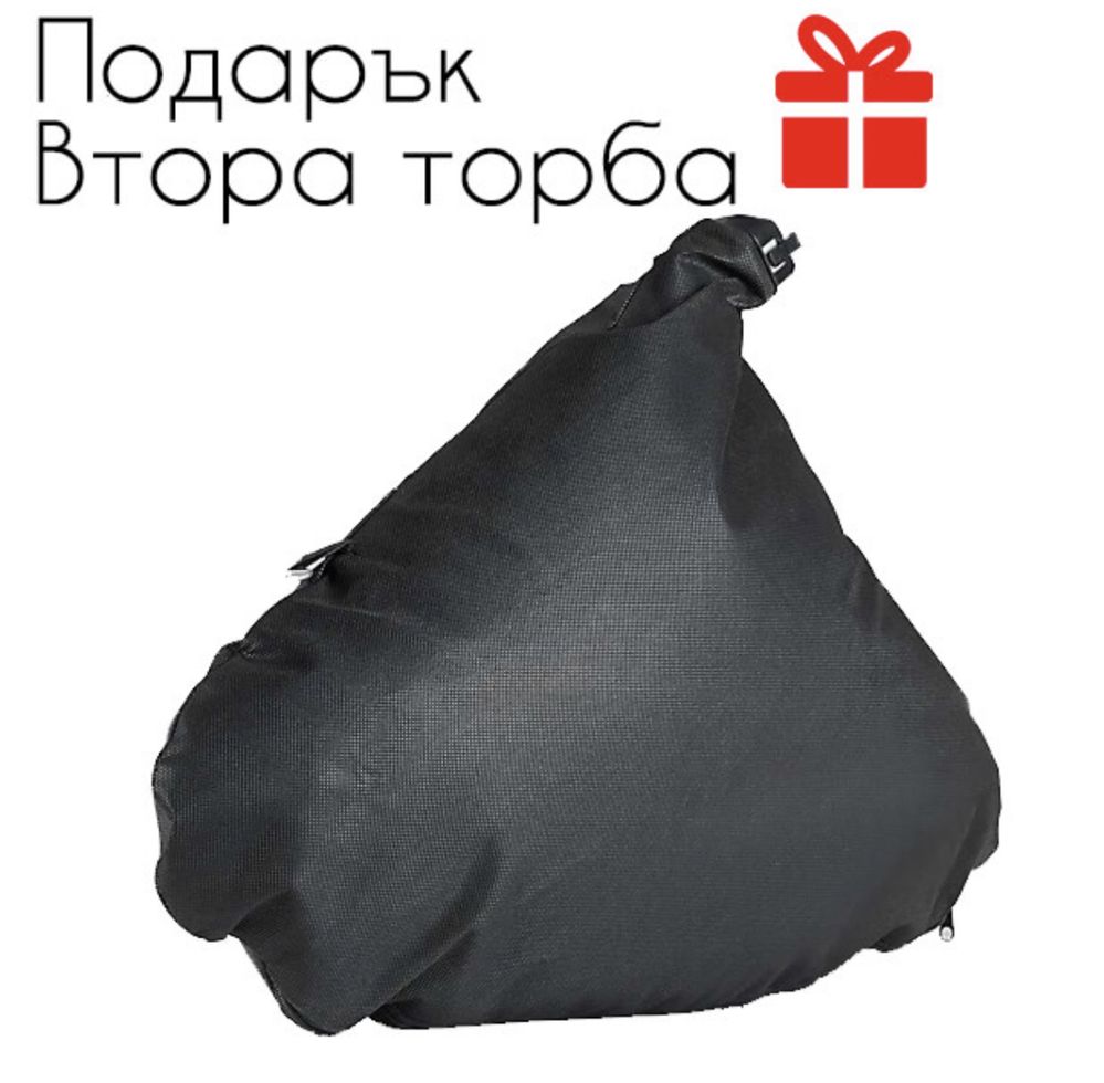 Електрически листосъбирач с три режима - издухване,засмукване и раздро